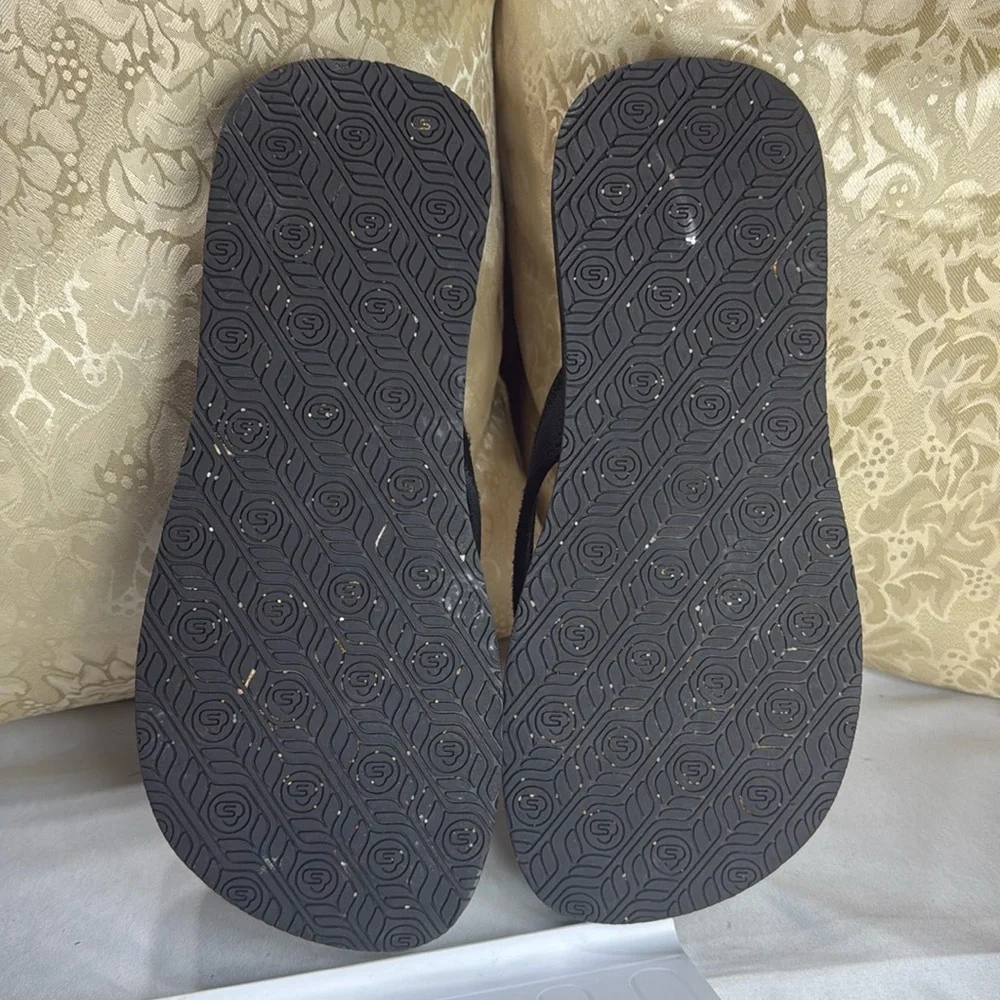 (S2)‎ The Healing Sole- Black For Plantar Fasciitis Men's Size 12.5 Flip Flops